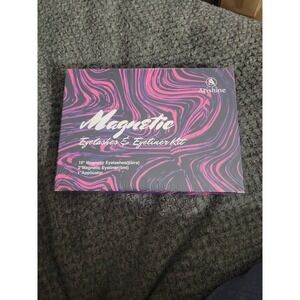 Arishine. Magnetic Eyelashes & Eyeliner Kit. 10 Pairs. 2 Magnetic Eyeliner.